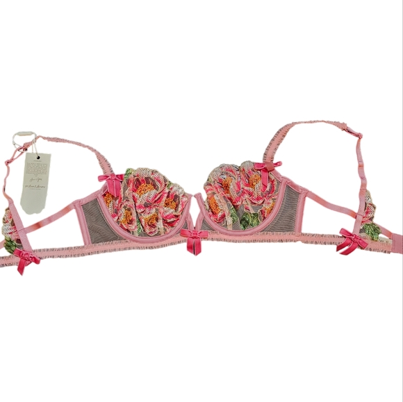 For love & lemons Needle Point Roses underwire bra - Picture 4 of 5